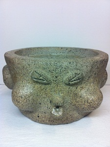 Brown Blowfish Garden Statue