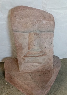 Moai head