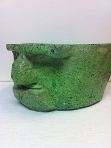 Easter Bob Moai Flower Pot