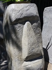 moai statue plant pot