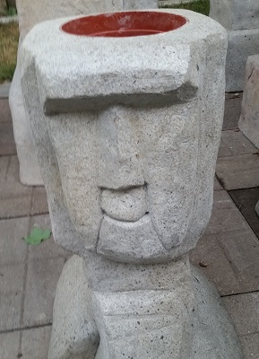 Moai statue