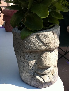 Garden Statue With Tongue Sticking Out